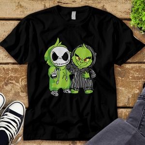 Disney Jack Skellington Cosplay Friends Funny Costume Unisex Adult T-shirt